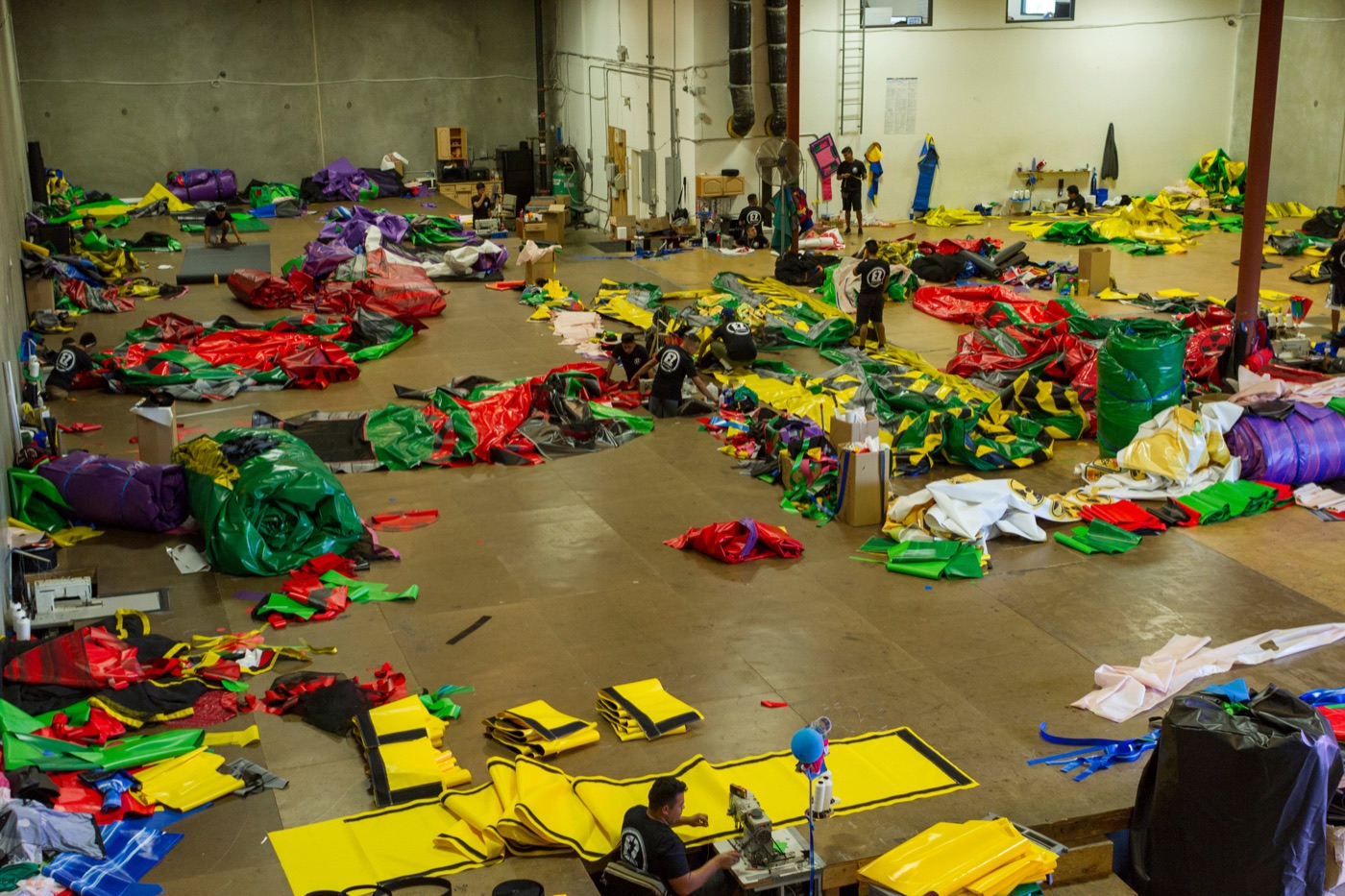 EZ Inflatables warehouse
